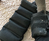 Home gym leg weights